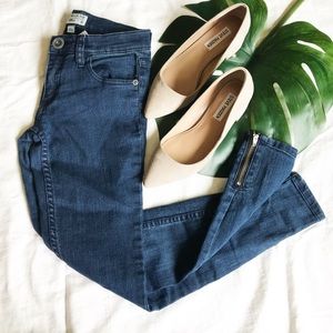 RVCA Skinny Jeans with Ankle Zipper